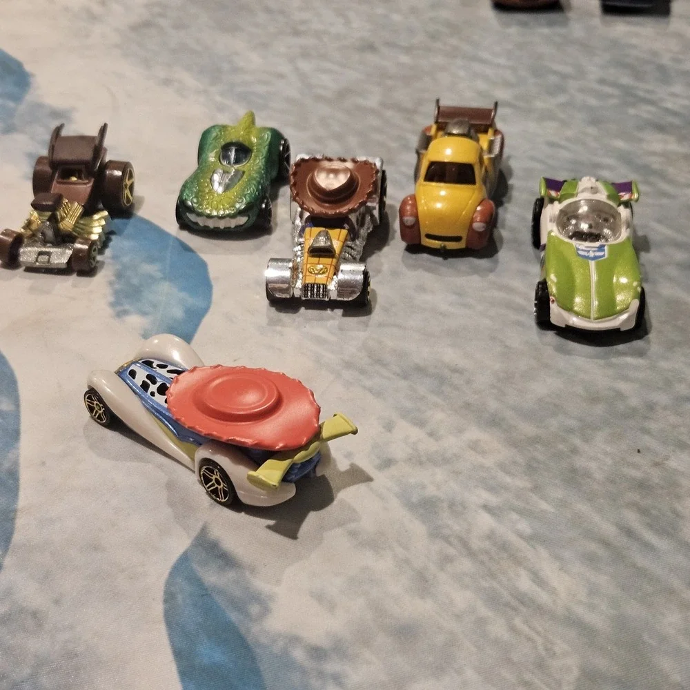 Toy Story Diecast Cars Lot of 6 Buzz Woody Jessie Rex Slinky Bullseye Disney